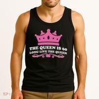The Queen Is 60 Funny 60th Birthday Tank Top thumb 3
