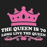 The Queen Is 70 Funny 70th Birthday Beanie thumb 2