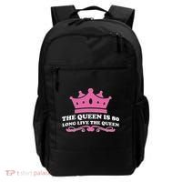 The Queen Is 80 Funny 80th Birthday Backpack thumb 0