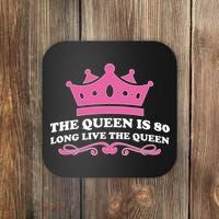 The Queen Is 80 Funny 80th Birthday Coaster thumb 0