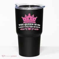 The Queen Is 80 Funny 80th Birthday Tumbler thumb 0