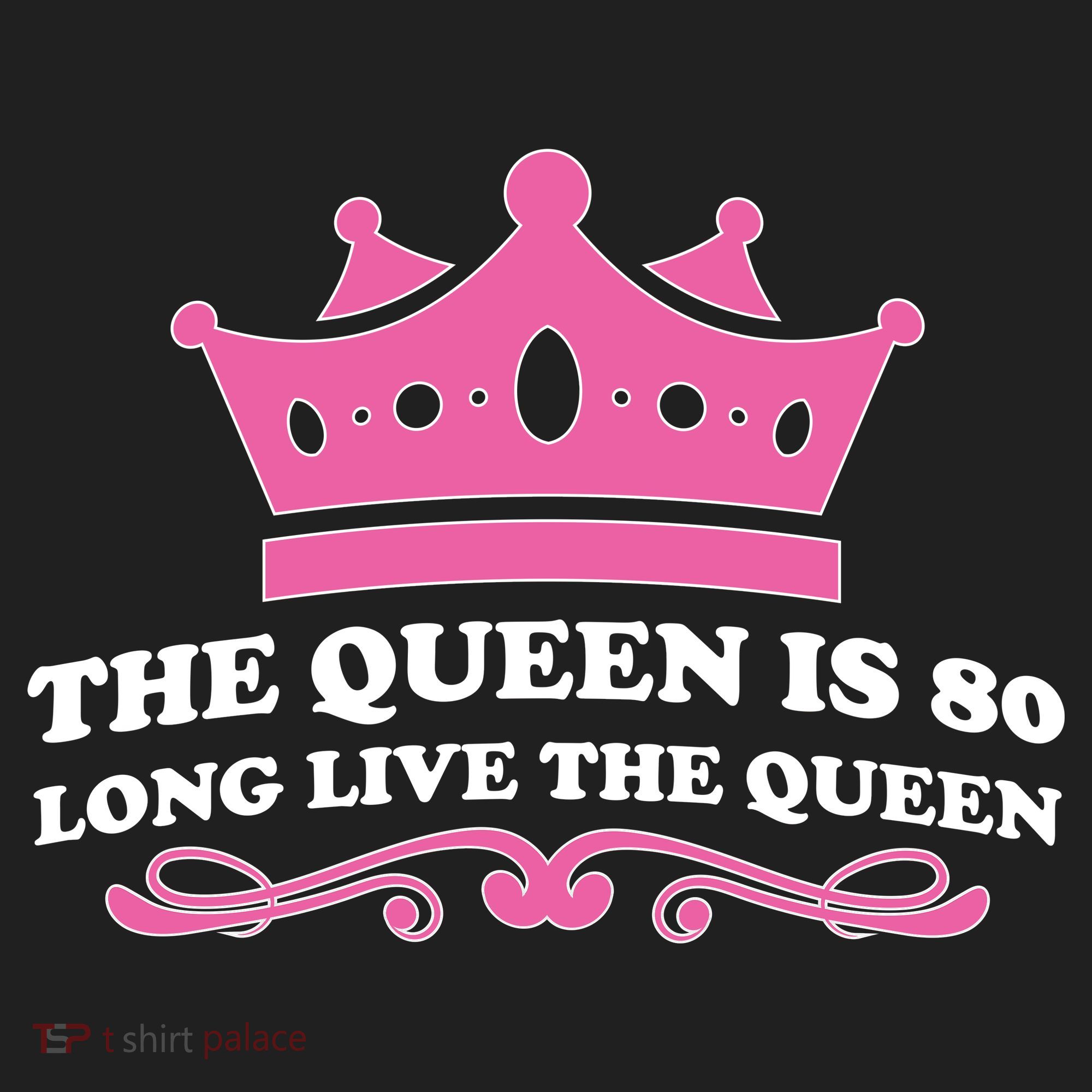 The Queen Is 80 Funny 80th Birthday Tumbler