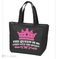 The Queen Is 80 Funny 80th Birthday Tote Bag thumb 3