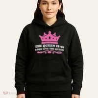 The Queen Is 90 Funny 90th Birthday Hoodie thumb 5