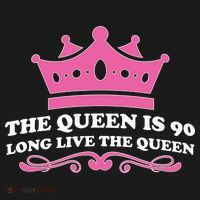 The Queen Is 90 Funny 90th Birthday Ornament thumb 1