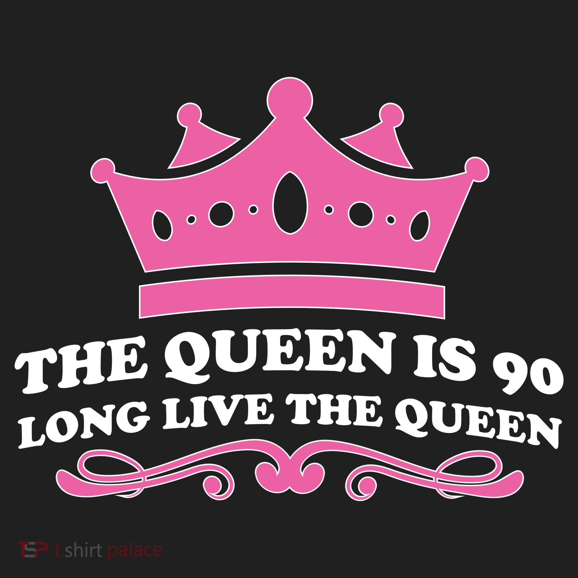 The Queen Is 90 Funny 90th Birthday Hat