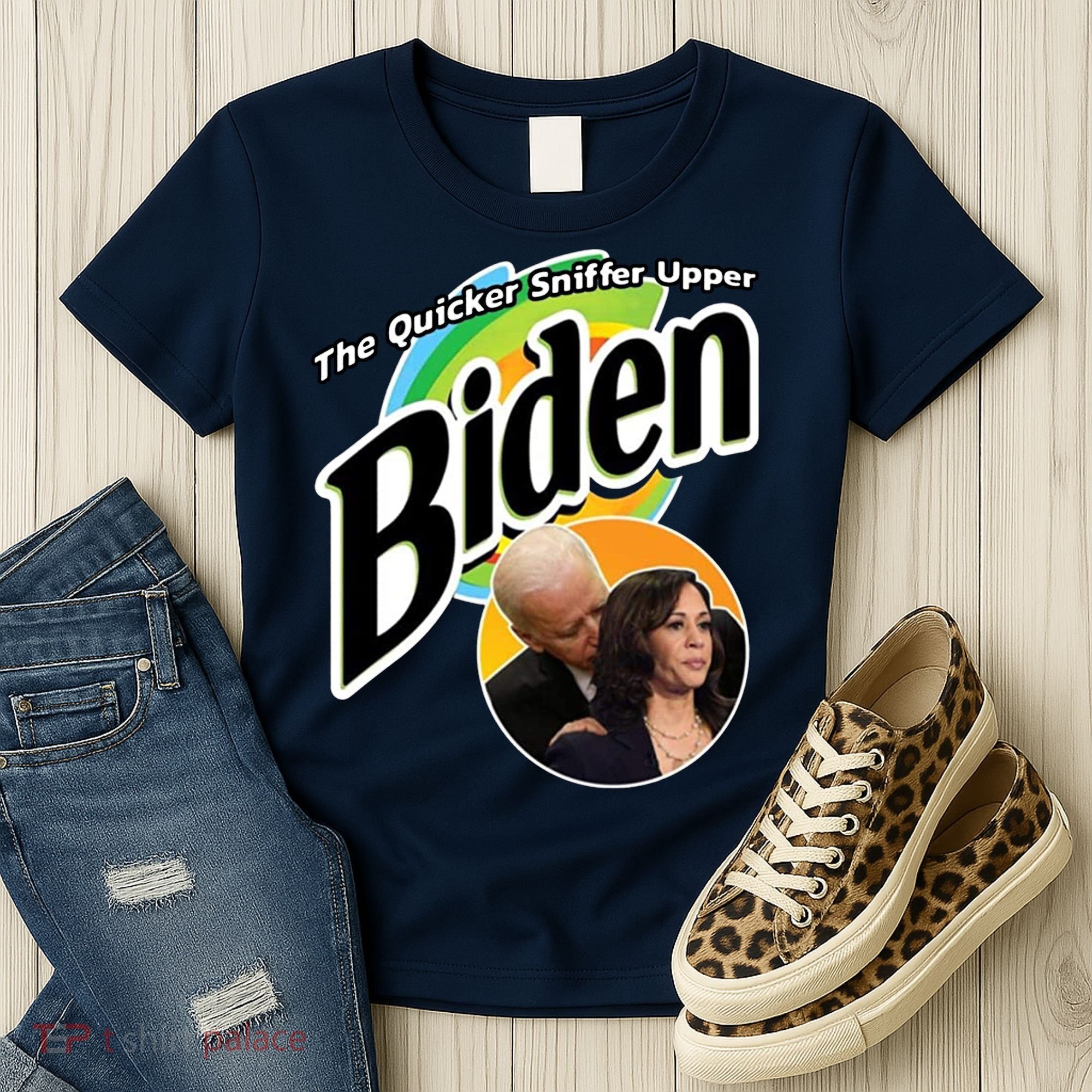 The Quicker Sniffer Upper Biden Women's T-Shirt
