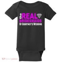The Real Bridesmaids Of Personalize Wedding Custom  Baby Bodysuit thumb 0