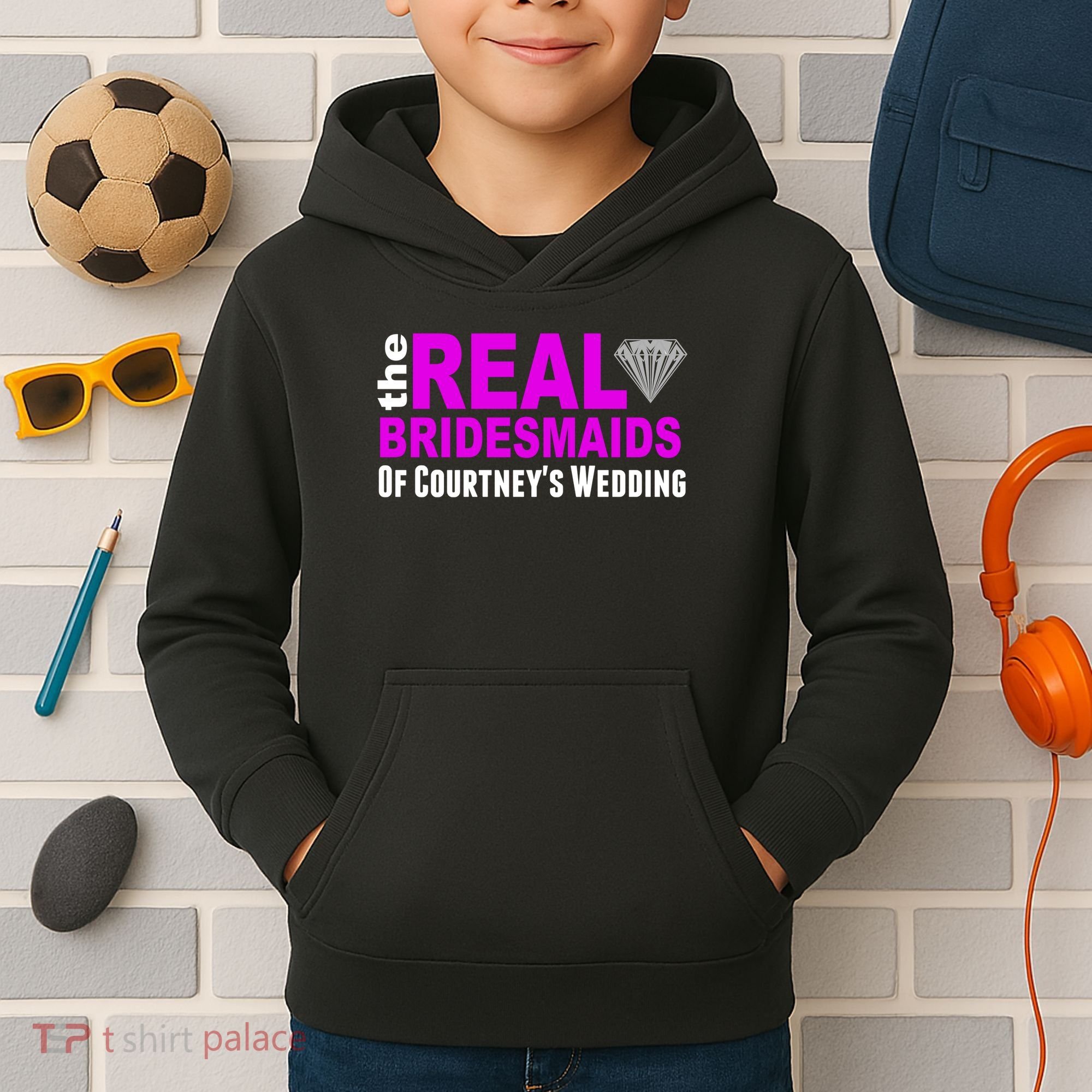 The Real Bridesmaids Of Personalize Wedding Custom  Kids Hoodie