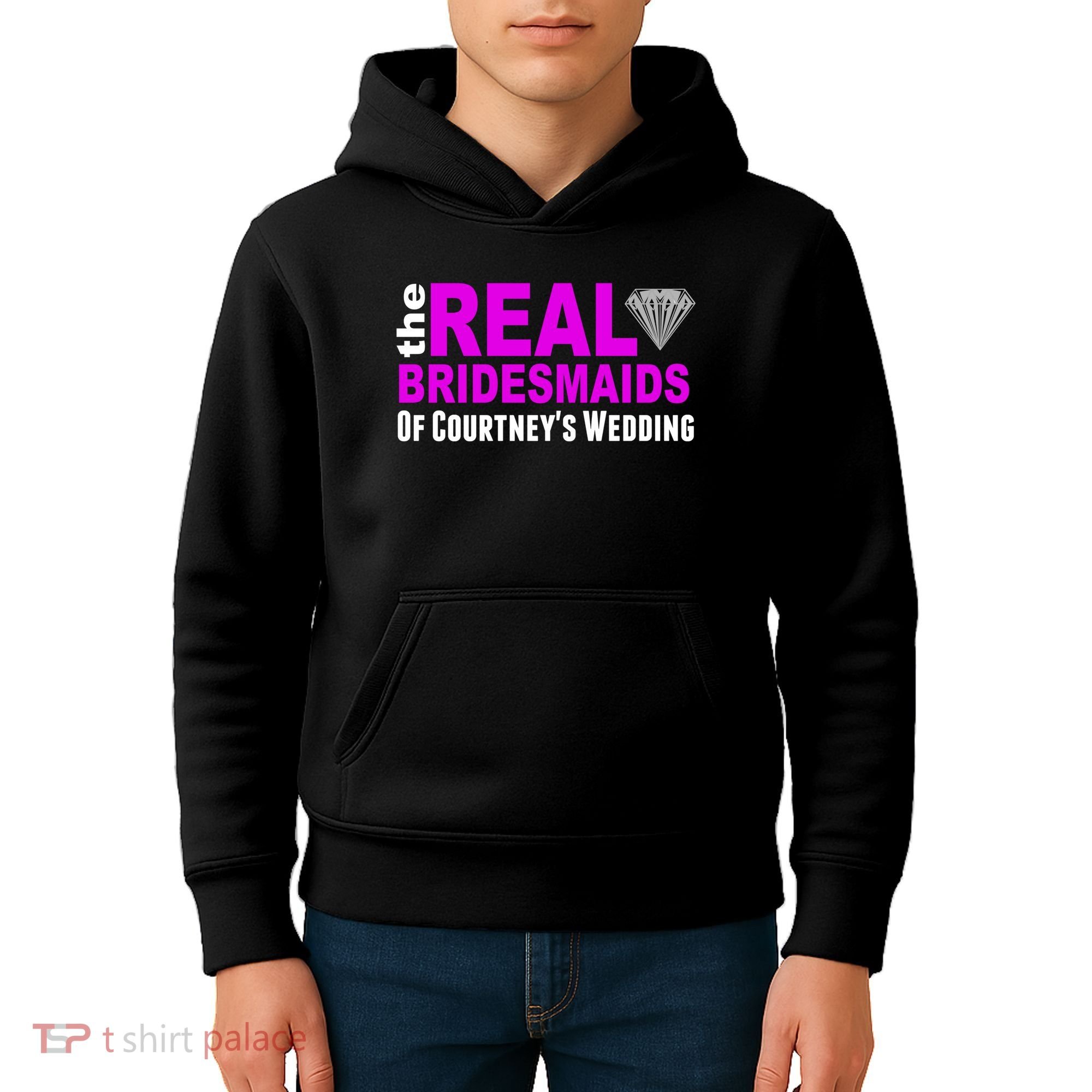 The Real Bridesmaids Of Personalize Wedding Custom  Kids Hoodie