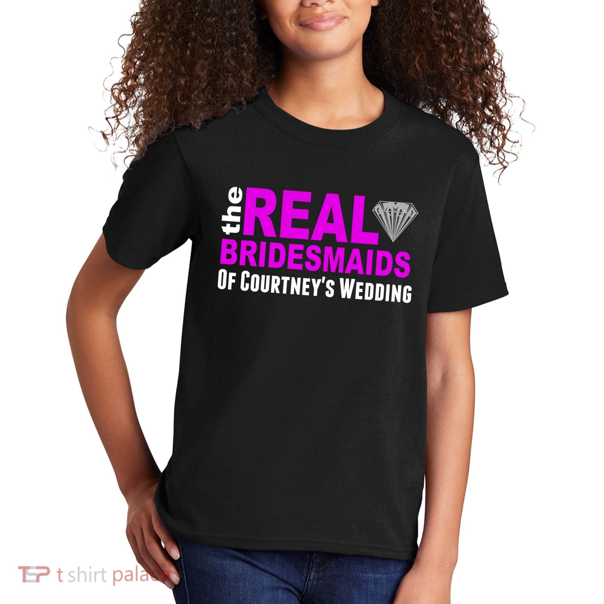 The Real Bridesmaids Of Personalize Wedding Custom  Kids T-Shirt