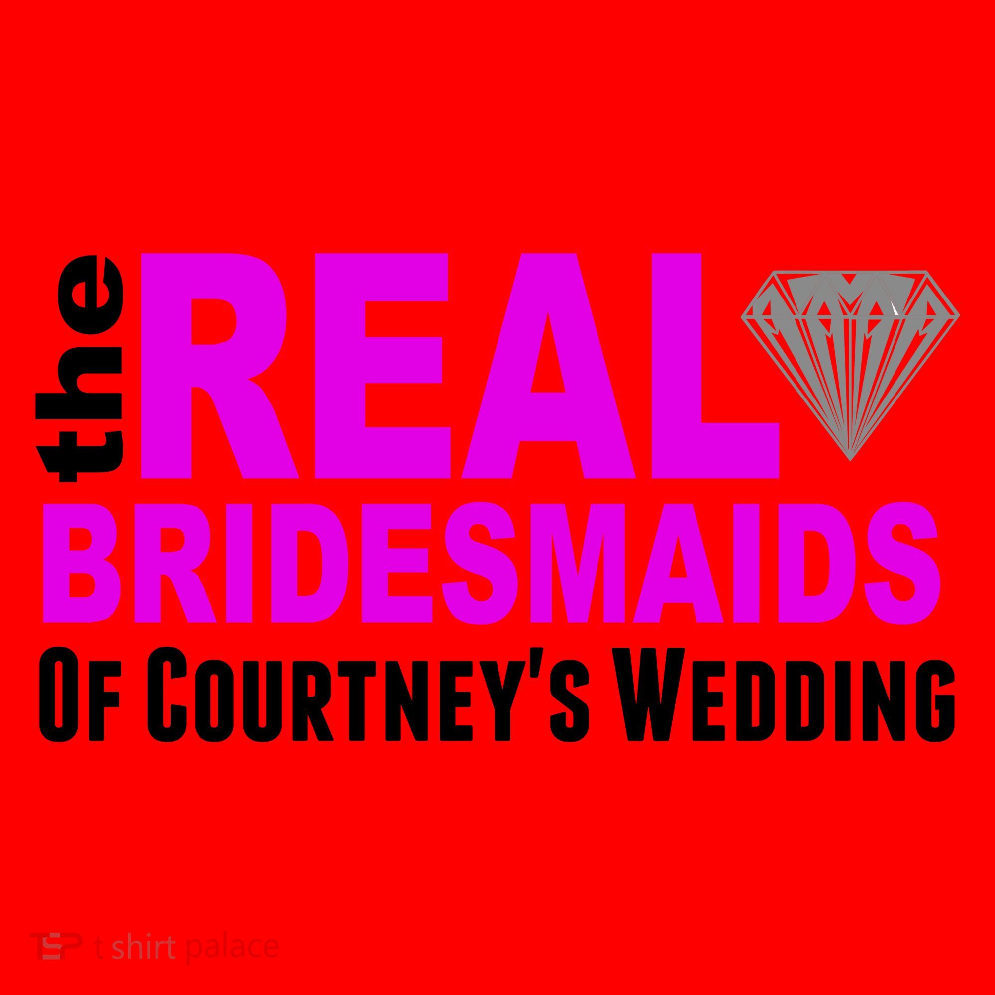 The Real Bridesmaids Of Personalize Wedding Custom  Santa Hat