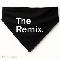 The Remix. Funny Classic Logo USA-Made Doggie Bandana thumb 0