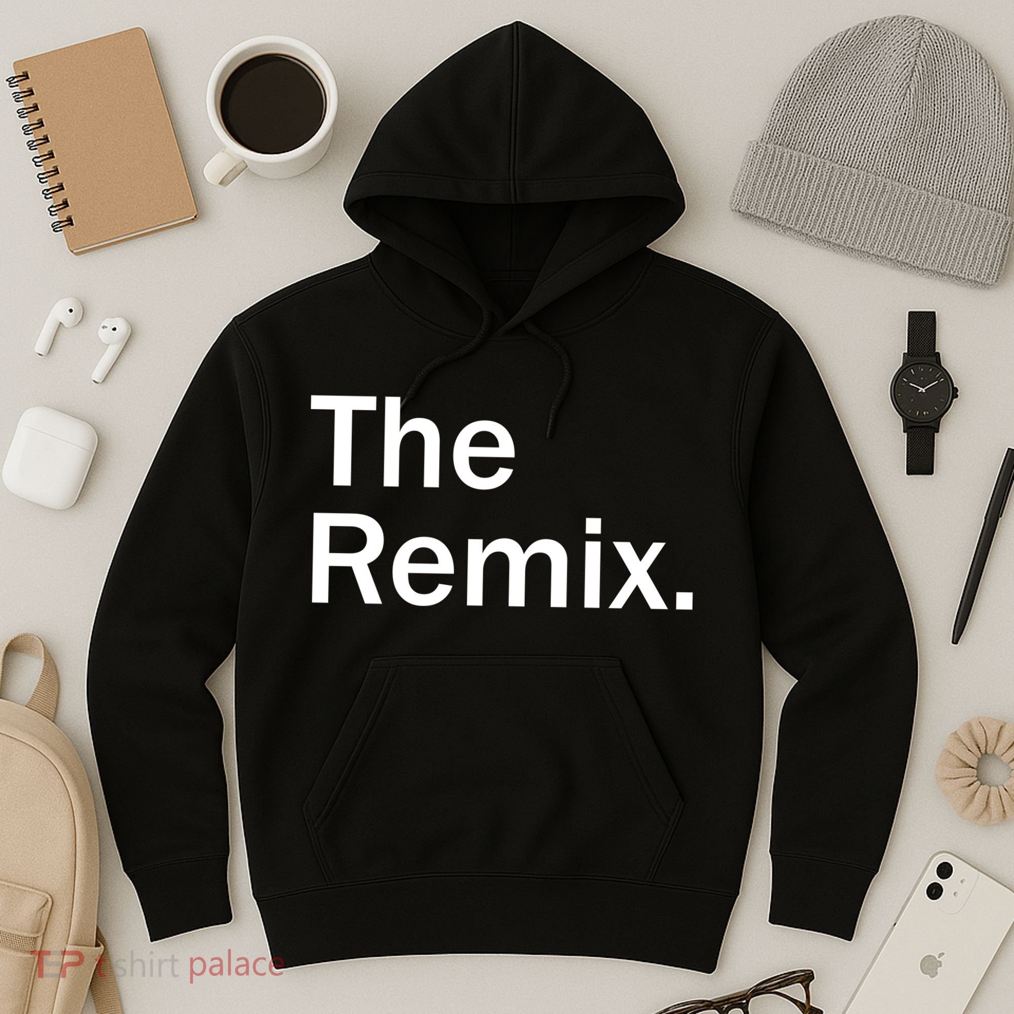 The Remix. Funny Classic Logo Hoodie