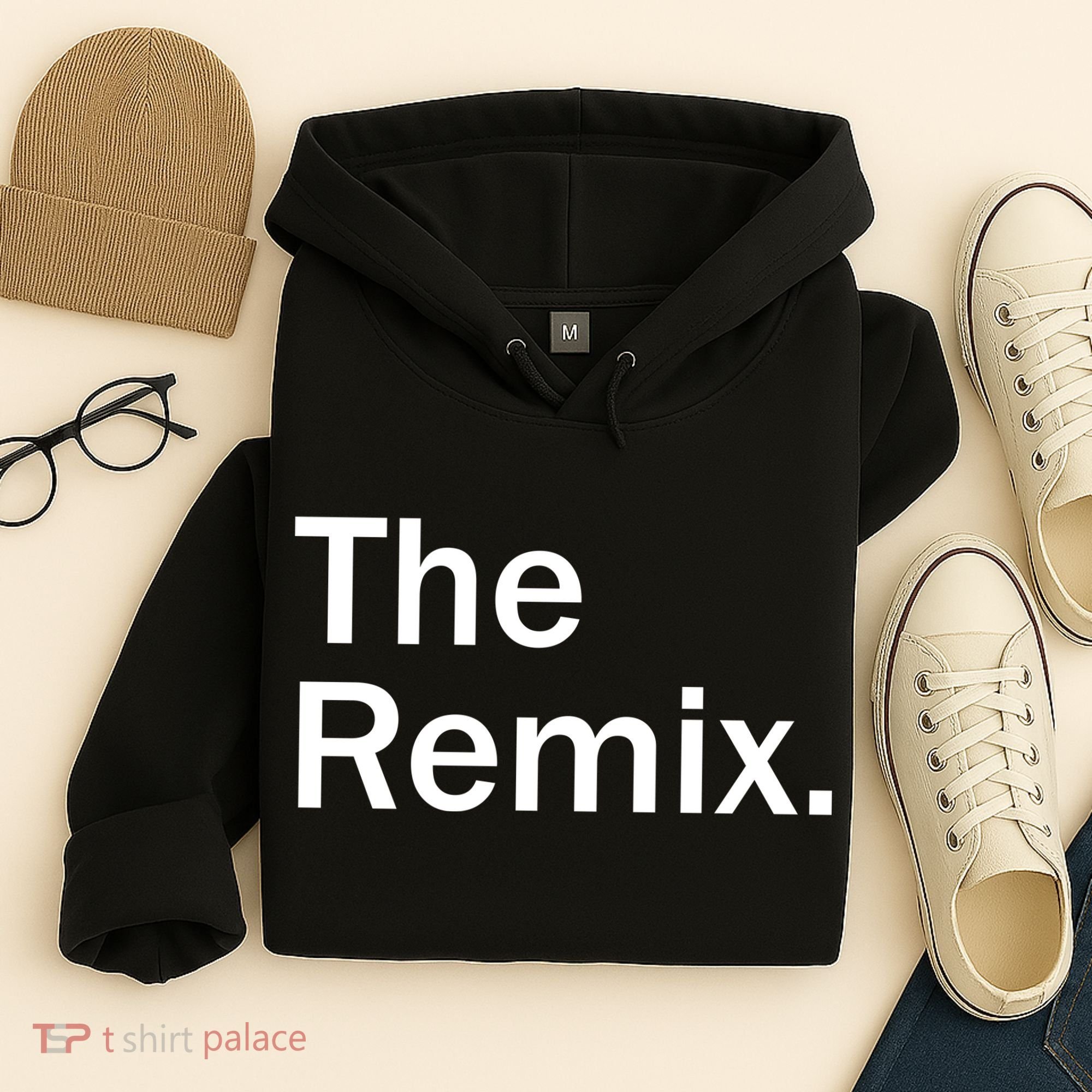 The Remix. Funny Classic Logo Hoodie
