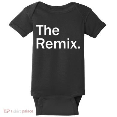 The Remix. Funny Classic Logo Baby Bodysuit