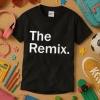 The Remix. Funny Classic Logo Kids T-Shirt thumb 3