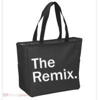 The Remix. Funny Classic Logo Tote Bag thumb 2