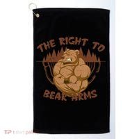 The Right To Bear Arms Golf Towel thumb 0