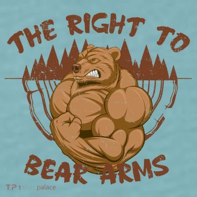 The Right To Bear Arms Sueded Cloud Jersey T-Shirt