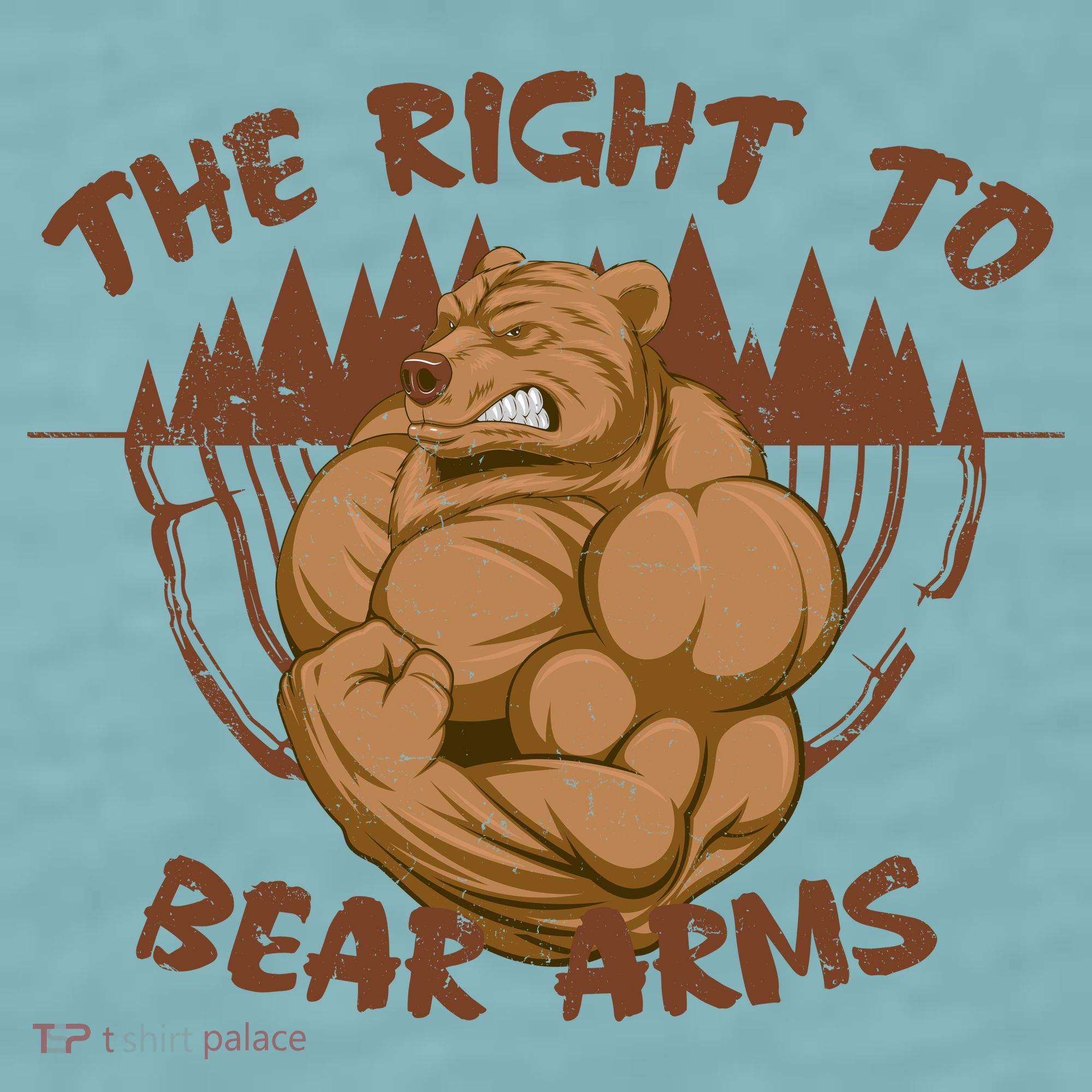 The Right To Bear Arms Sueded Cloud Jersey T-Shirt