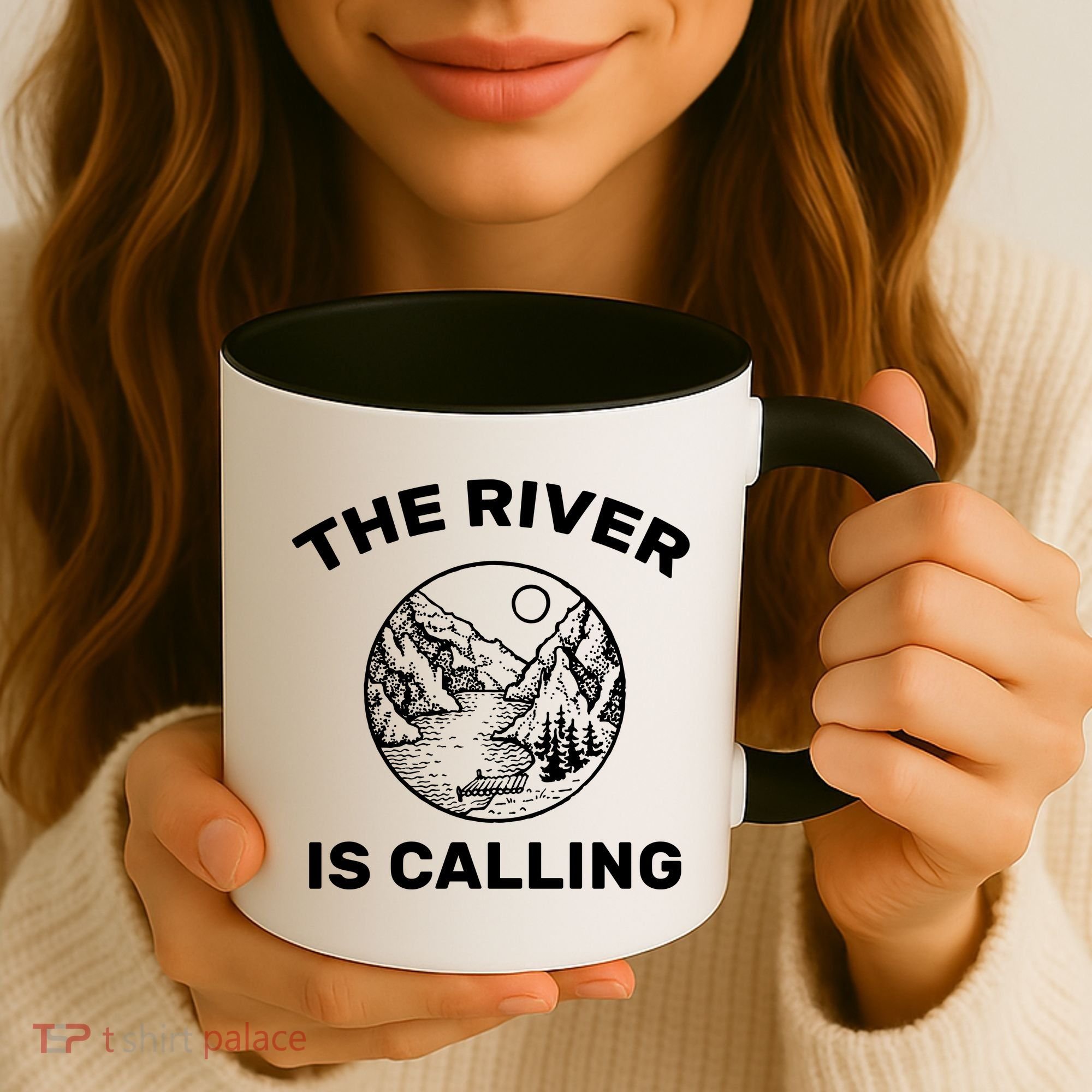 The River Is Calling  Coffee Mug