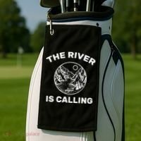 The River Is Calling  Golf Towel thumb 2
