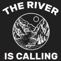 The River Is Calling  Golf Towel thumb 3