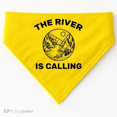 The River Is Calling  USA-Made Doggie Bandana