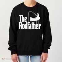 The Rod Father Funny Fishing Dad Women's Sweatshirt thumb 0