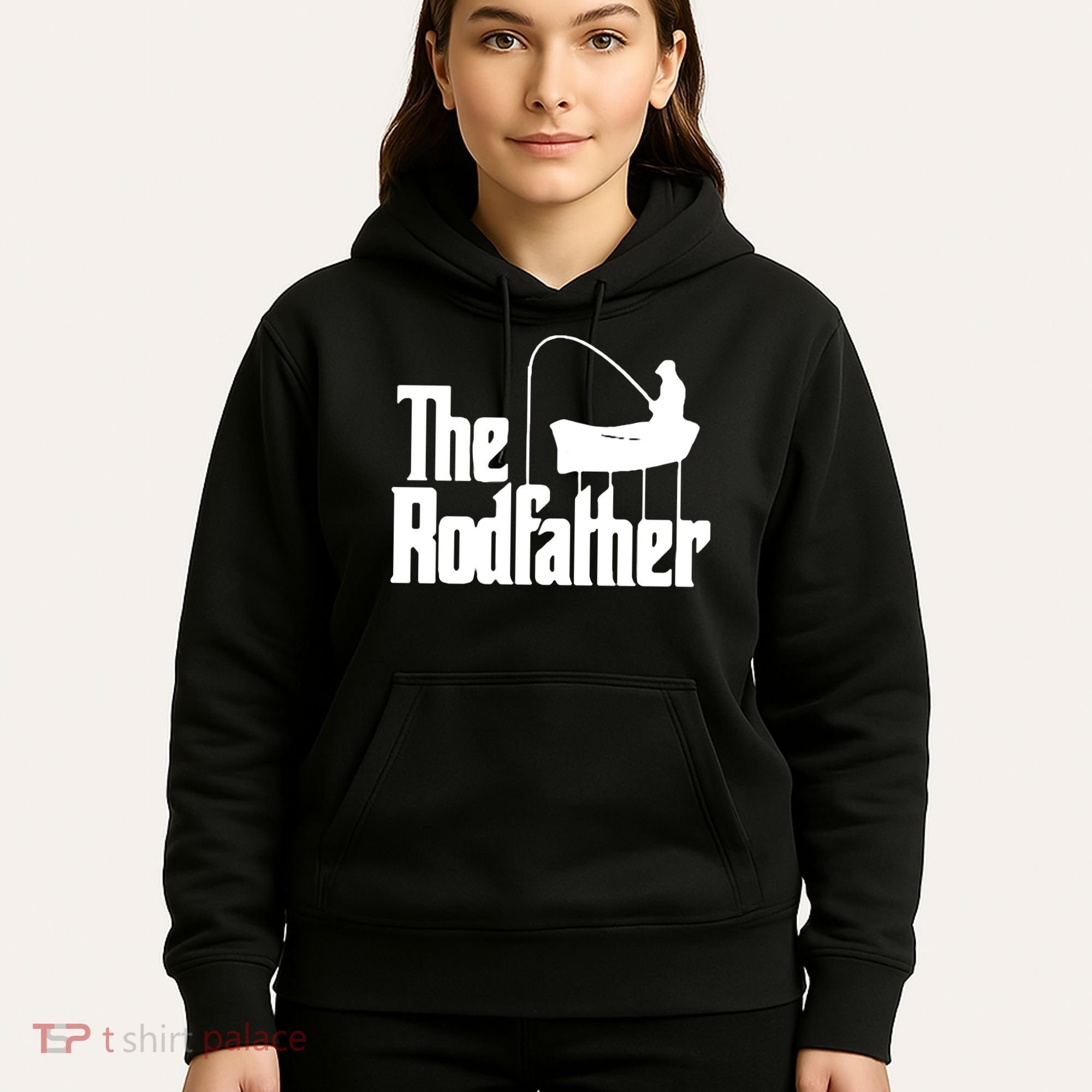 The Rod Father Funny Fishing Dad Hoodie