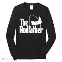 The Rod Father Funny Fishing Dad Long Sleeve Shirt thumb 0