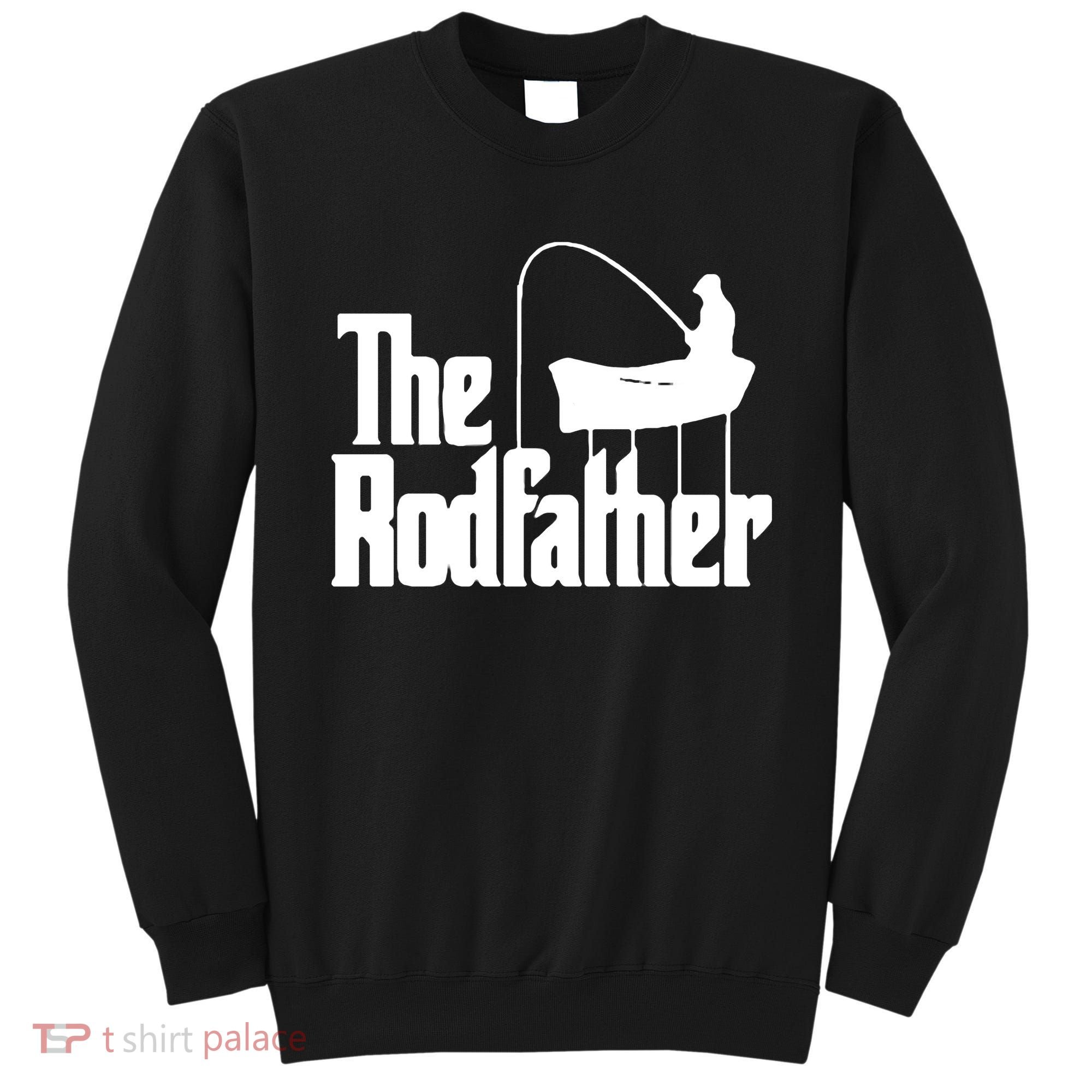 The Rod Father Funny Fishing Dad Sweatshirt
