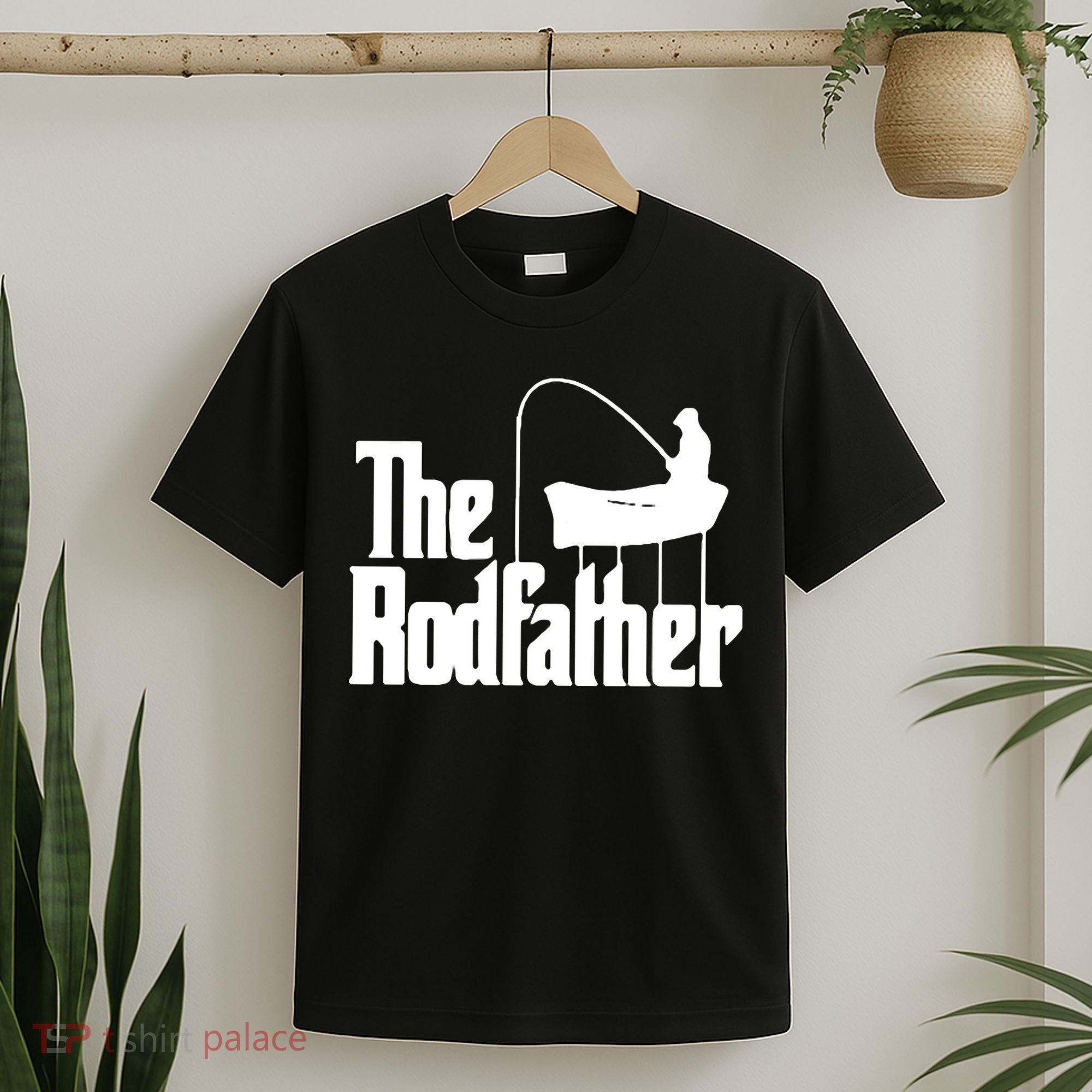 The Rod Father Funny Fishing Dad T-Shirt