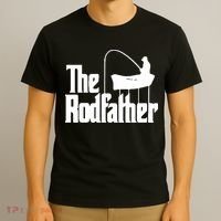 The Rod Father Funny Fishing Dad T-Shirt thumb 3