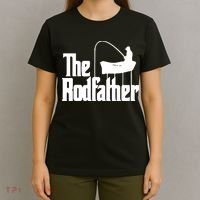 The Rod Father Funny Fishing Dad T-Shirt thumb 4