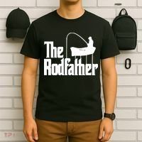 The Rod Father Funny Fishing Dad T-Shirt thumb 6
