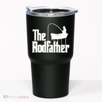 The Rod Father Funny Fishing Dad Tumbler thumb 0