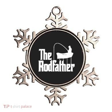 The Rod Father Funny Fishing Dad Ornament