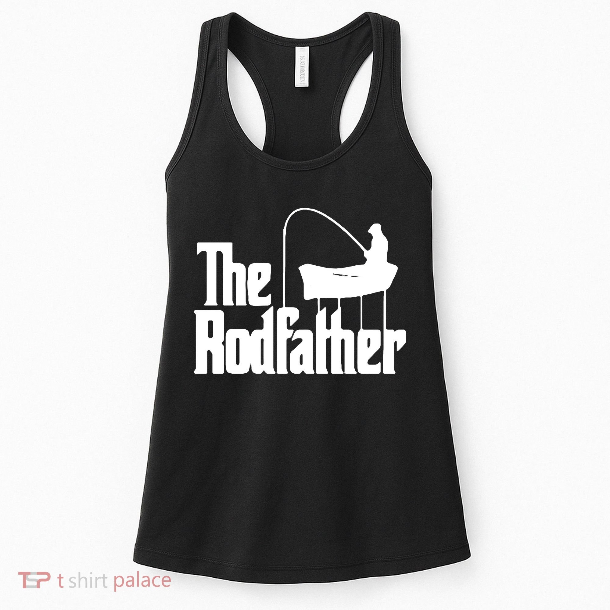 The Rod Father Funny Fishing Dad Women's Tank Top