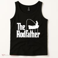 The Rod Father Funny Fishing Dad Tank Top thumb 2
