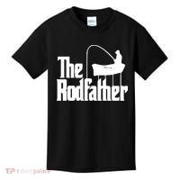 The Rod Father Funny Fishing Dad Kids T-Shirt thumb 0