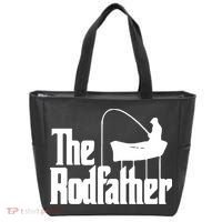 The Rod Father Funny Fishing Dad Tote Bag thumb 0
