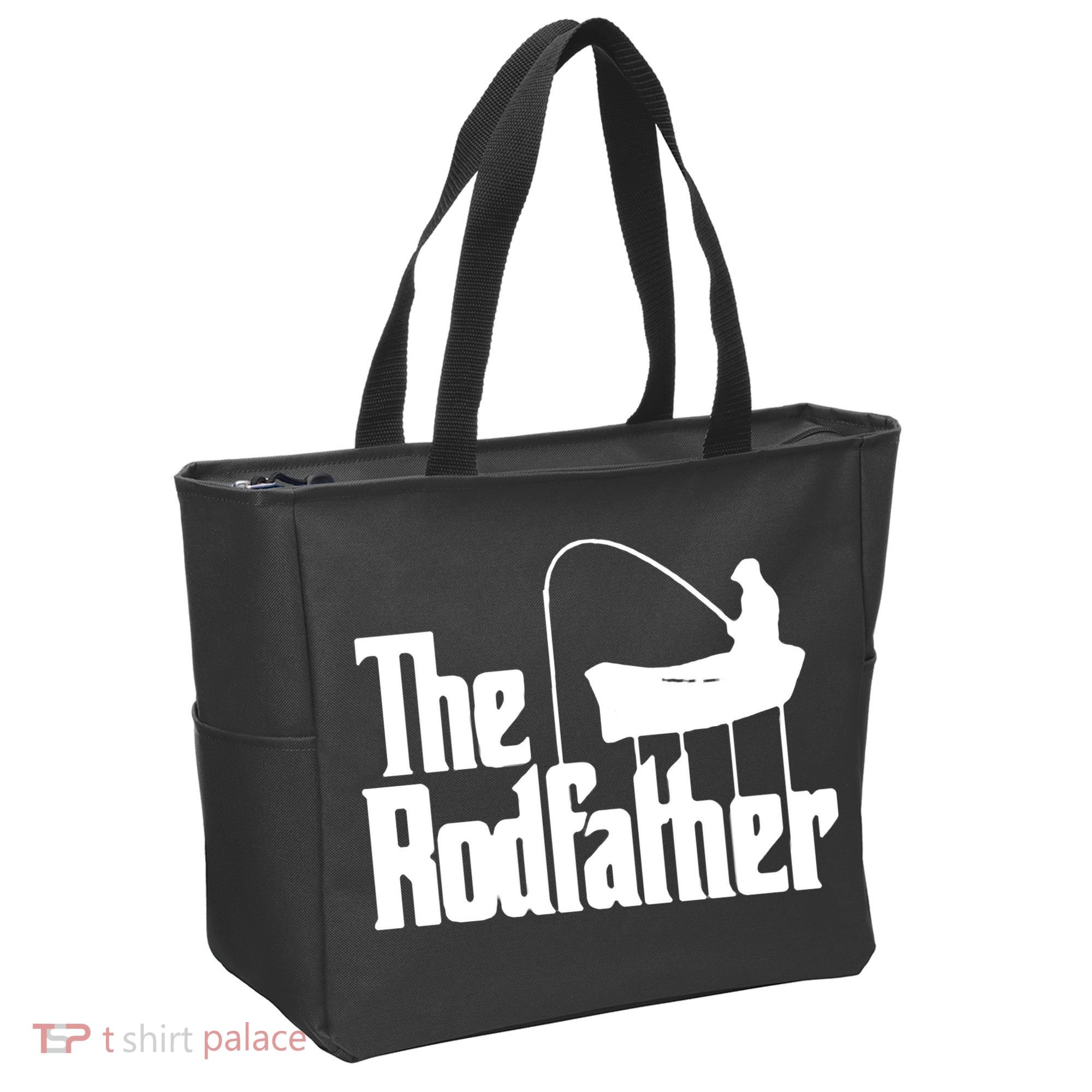 The Rod Father Funny Fishing Dad Tote Bag