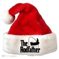 The Rod Father Funny Fishing Dad Santa Hat thumb 0