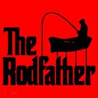 The Rod Father Funny Fishing Dad Santa Hat thumb 1