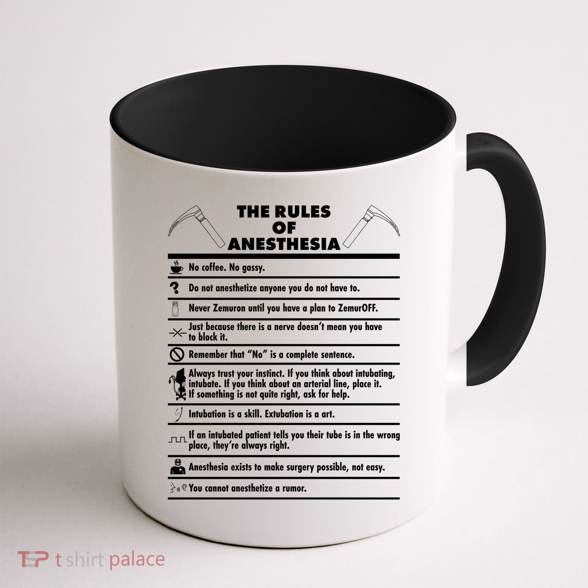 The Rules of Anesthesia Coffee Mug