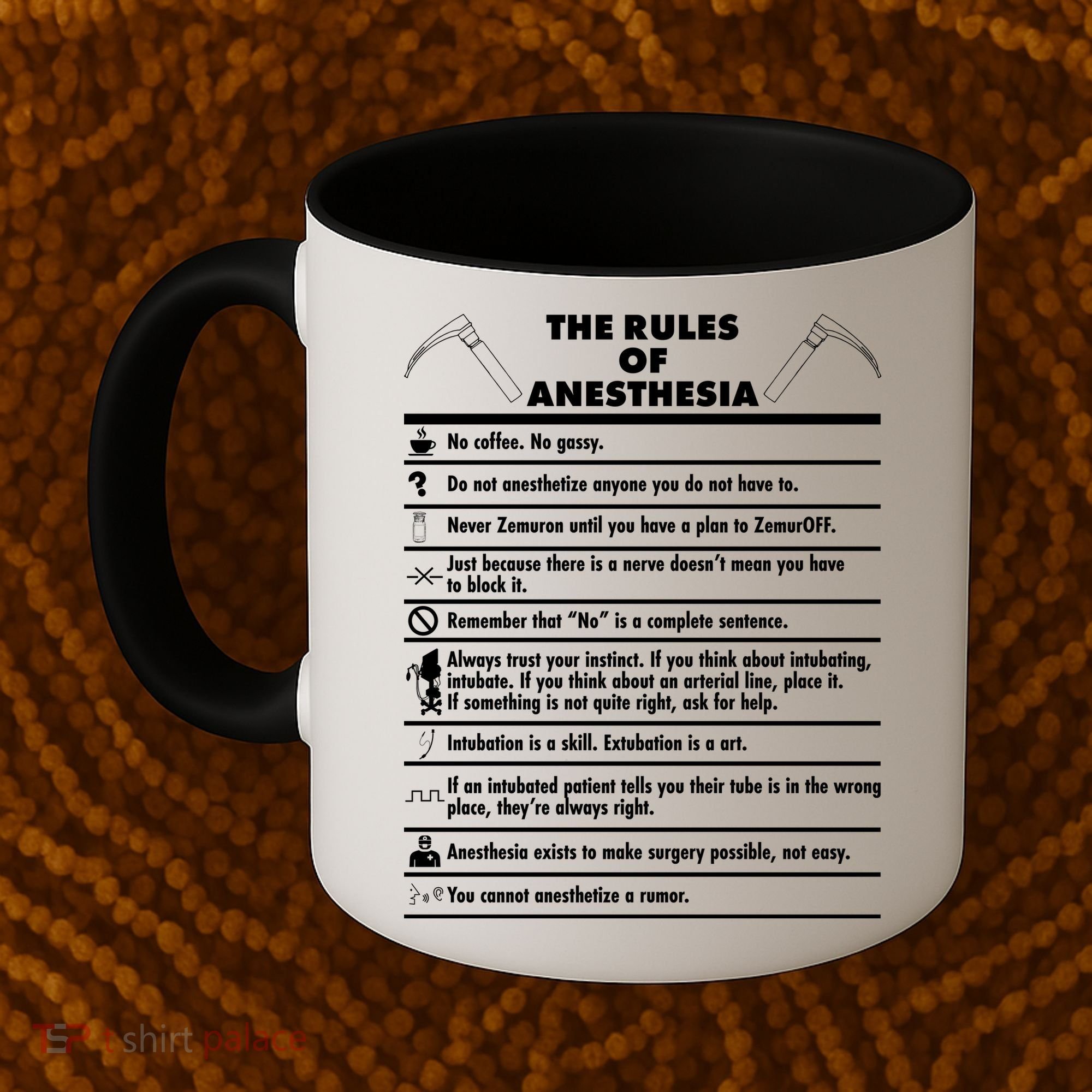 The Rules of Anesthesia Coffee Mug