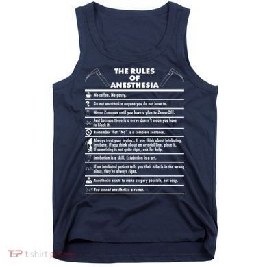 The Rules of Anesthesia Tank Top