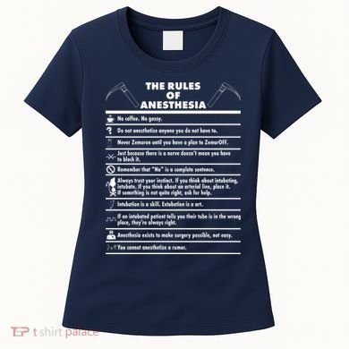 The Rules of Anesthesia Women's T-Shirt